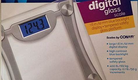 Weight Watchers WW400GD Digital Glass Scale by Conair - Walmart.com