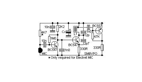 FM WIRELESS MICROPHONE CIRCUIT - Electronic Circuit Schematic Wiring