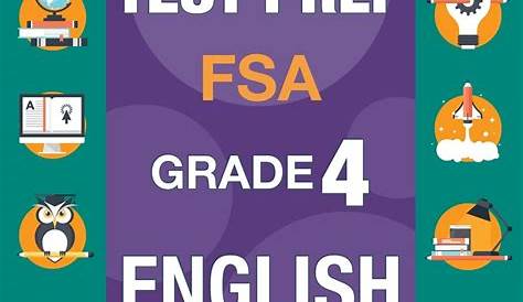 Florida Test Prep FSA Grade 4 ENGLISH : Workbook and 2 FSA Practice