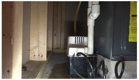 furnace condensate pump leaking - YouTube