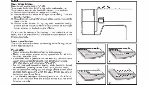 Thread tension | SINGER 44S CLASSIC HEAVY DUTY User Manual | Page 29 / 65