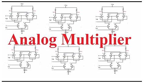 Analog Multiplier - Working of an Analog Multiplier using BJT
