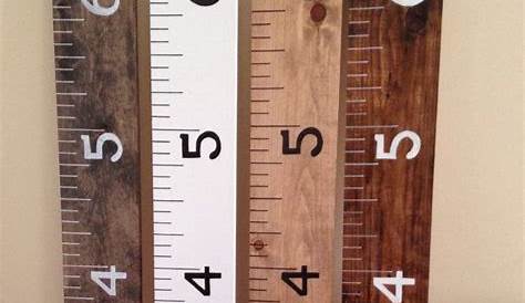 wood ruler growth chart