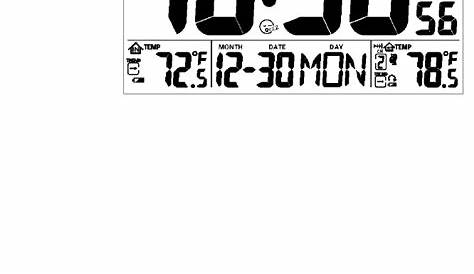 Marathon CL030027 Clock Instruction manual PDF View/Download