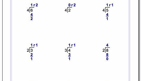 Printable Math Worksheets Long Division - Printable Worksheets