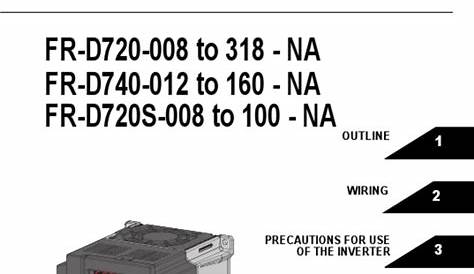 Mitsubishi d700 Manual PDF