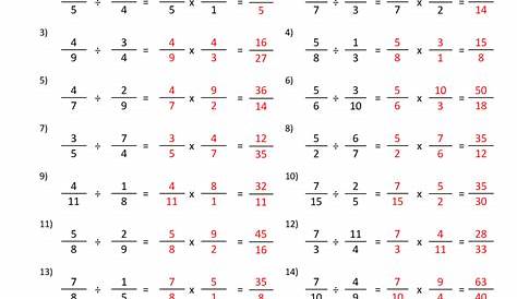 dividing fractions worksheet pdf