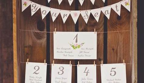 30 + Most Popular Seating Chart Ideas for Your Wedding Day