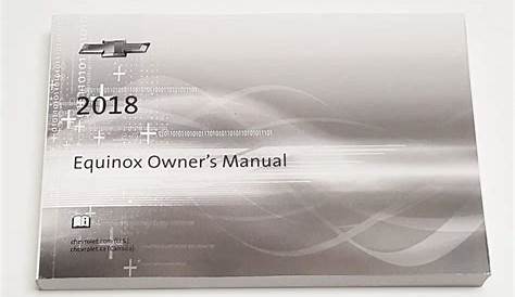 2018 Chevrolet Equinox Owner's Operator Manual User Guide