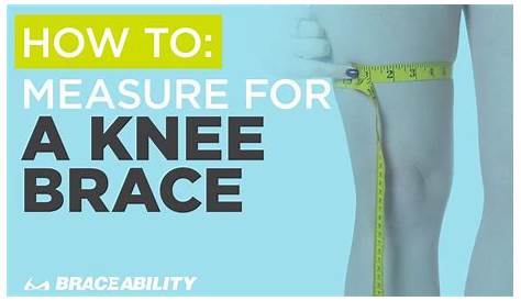 How to Measure Your Knee for Knee Sleeves and Braces - YouTube