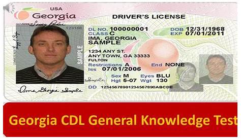 Georgia CDL General Knowledge Test - YouTube