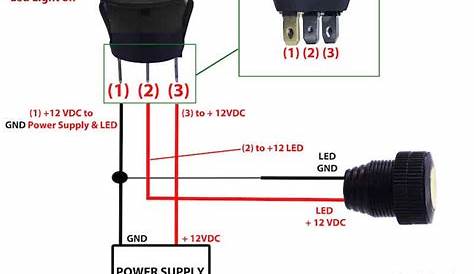 How to Wire 4 Pin LED Switch | 4 Pin Led Switch Wiring