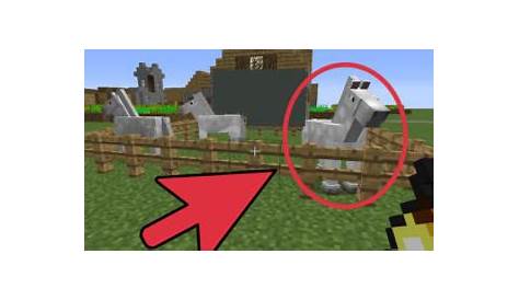 how do i get off a horse in minecraft