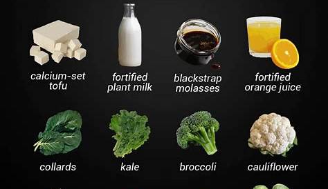calcium food sources vegan