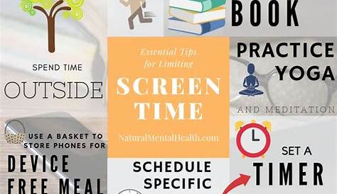 limit screen time reading worksheet