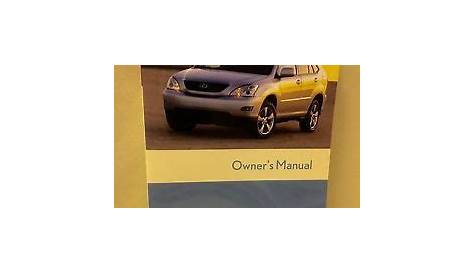 Purchase 2007 LEXUS RX350 OWNERS MANUAL in Los Angeles, California