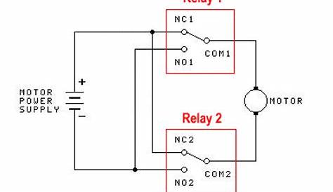 Tips for +/- switching for motor forward and reverse