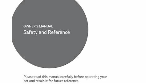 LG 55LF630V SERIES OWNER'S MANUAL Pdf Download | ManualsLib