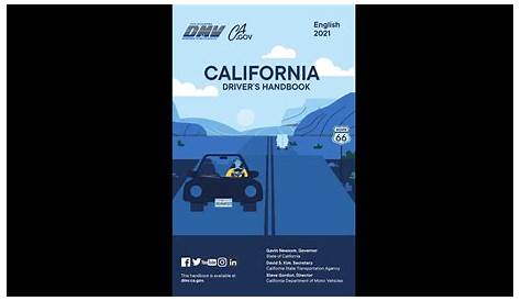 california drivers manual 2023