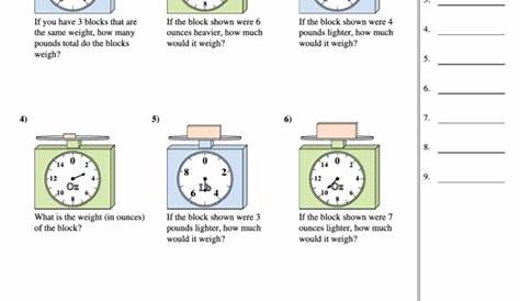 reading scales worksheets
