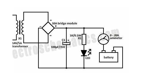 24vdc battery charger circuit diagram