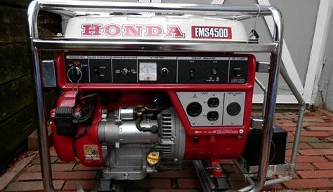 Honda Ems 4500 Generator Manual - trueffiles