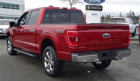 2021 Ford F-150 XLT Rapid Red, 5.0L V8 with Auto Start-Stop Technology
