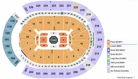 ftx arena seating chart with seat numbers