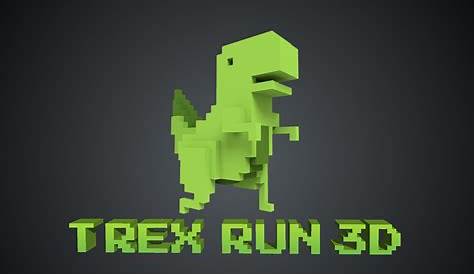 Play Google Chrome Dinosaur Game 3D version online for free. The T-Rex