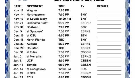 uconn basketball printable schedule