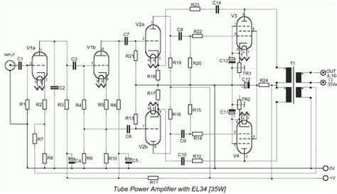 push pull tube amplifier schematic