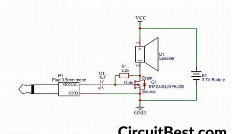 Simple Basic audio Amplifier - CircuitBest