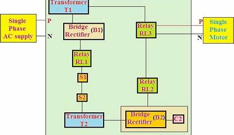 single phase soft starter circuit diagram