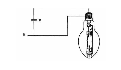 high pressure mercury lamp circuit diagram