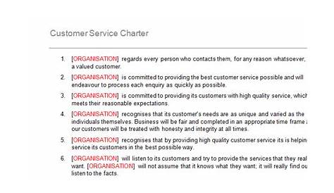 what is charter service charge