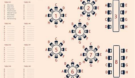 19 Great Seating Chart Templates (Wedding, Classroom + more)