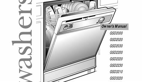 ge dishwasher manual pdf