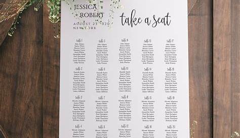 Pin on Wedding Seating Charts and Table Ideas