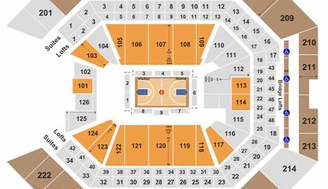 golden one center virtual seating chart