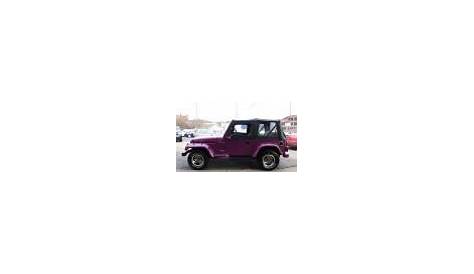 1997 Magenta Jeep Wrangler SE 4x4 #46776222 | GTCarLot.com - Car Color