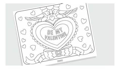 Free Printable Valentine's Day Coloring Pages for Adults and Kids