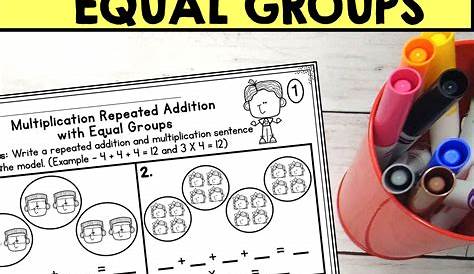 multiplication as equal groups worksheet