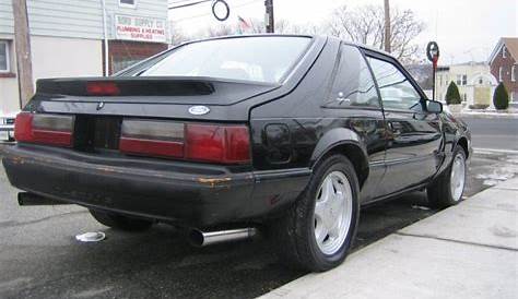 1988 ford mustang black
