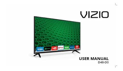 vizio smart tv user manual