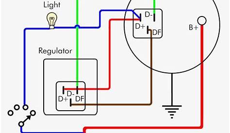 how to wire 1 wire alternator diagram