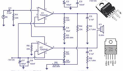 An audio amplifier circuit diagram and schematics of 30 Watts using