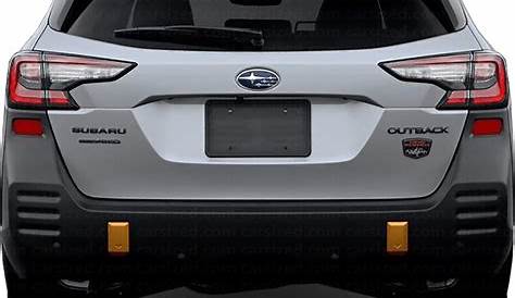 Subaru Outback 2022-present Dimensions Rear View