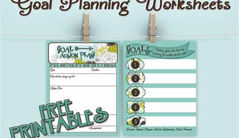 goal plan worksheets