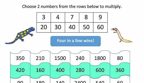 multiplication games for 2nd graders