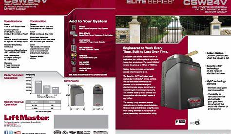 LiftMaster CSW24V – Southeast Access Technologies